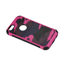 Reiko Design Hybrid Leather Protector Cover Iphone5 Pink Camouflage Design