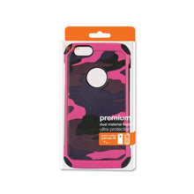 Reiko Design Hybrid Leather Protector Cover Iphone5 Pink Camouflage Design
