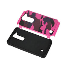 Reiko Design Hybrid Leather Protector Cover LG Volt 2/ Ls751/ G4C/ G4 Compact/ C90 With Camouflage Design Army Pink