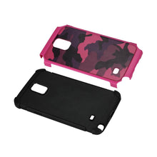 Reiko Design Hybrid Leather Protector Cover Samsung Galaxy Note 4 Pink Camouflage Design
