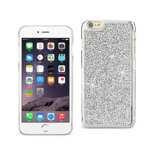 Reiko iPhone6/6S Plus 5.5inch Diamond Protector Cover Silver With Beauty Glitter Rhinestone
