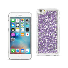 Reiko iphone6/6s 4.7inch Diamond Protector Cover Purple With Beauty Glitter Rhinestone