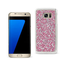 Reiko Samsung Galaxy S7 Edge Diamond Protector Cover Pink