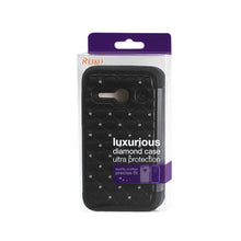 Reiko Diamond Hybrid Protector Cover Alcatel Onetouch Evolve 2 4037T Black