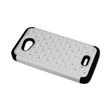 Reiko Diamond Hybrid Protector Cover Kyocera Hydro Wave/ Hydro Wav Hydro Air/ C6740 Black White