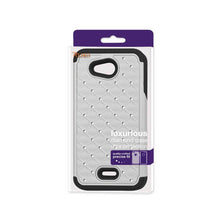 Reiko Diamond Hybrid Protector Cover Kyocera Hydro Wave/ Hydro Wav Hydro Air/ C6740 Black White