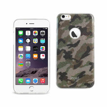 Reiko iPhone 6/6S Plus 5.5 Bumper Design TPU case Camouflage Green PC + TPU Case