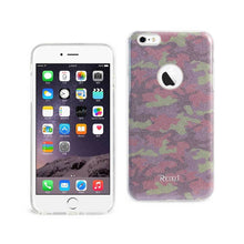 Reiko iPhone 6/6S Plus 5.5 Bumper Design TPU case Camouflage Purpl PC + TPU Case