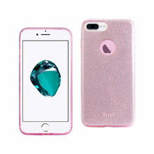 Reiko REIKO IPHONE 7 PLUS SHINE GLITTER SHIMMER HYBRID CASE IN PINK