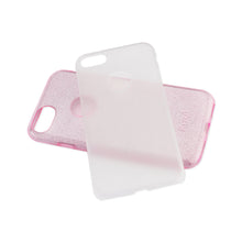 Reiko REIKO IPHONE 7 SHINE GLITTER SHIMMER HYBRID CASE IN PINK