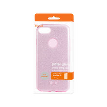 Reiko REIKO IPHONE 7 SHINE GLITTER SHIMMER HYBRID CASE IN PINK