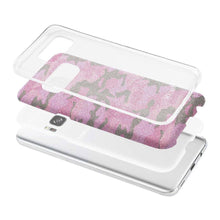 Reiko REIKO SAMSUNG GALAXY S8 EDGE SHINE GLITTER SHIMMER CAMOUFLAGE HYBRID CASE IN HOT PINK