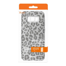 Reiko REIKO SAMSUNG GALAXY S8 EDGE/ S8 PLUS SHINE GLITTER SHIMMER LEOPARD HYBRID CASE IN SILVER