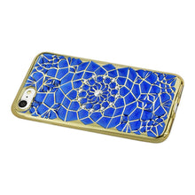 Reiko REIKO IPHONE 7 SOFT TPU CASE WITH SPARKLING DIAMOND SUNFLOWER DESIGN IN NAVY