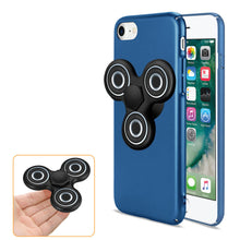Reiko REIKO IPHONE 7/ 6/ 6S CASE WITH LED FIDGET SPINNER CLIP ON IN NAVY