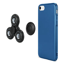 Reiko REIKO IPHONE 7/ 6/ 6S CASE WITH LED FIDGET SPINNER CLIP ON IN NAVY