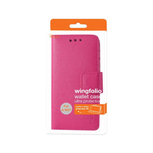 Reiko REIKO ALCATEL DAWN/ STREAK WALLET CASE WITH INNER ZEBRA PRINT IN HOT PINK