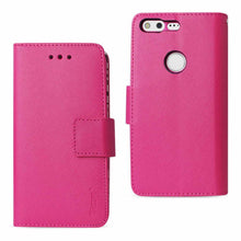 Reiko REIKO GOOGLE PIXEL WALLET CASE WITH INNER ZEBRA PRINT IN HOT PINK