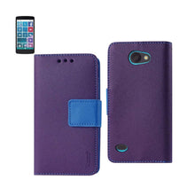 Reiko Fitting Case LG Lancet Vw820 Purple With Interior Leather-Like Material And Polymer Cover