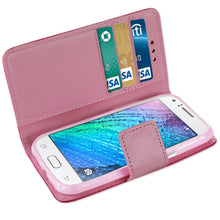 Reiko REIKO SAMSUNG GALAXY J1 3-IN-1 WALLET CASE IN HOT PINK