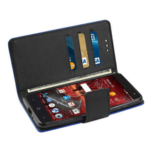 Reiko REIKO ZTE GRAND X4 3-IN-1 WALLET CASE IN NAVY