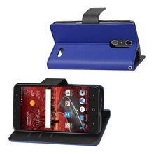 Reiko REIKO ZTE GRAND X4 3-IN-1 WALLET CASE IN NAVY