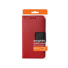 Reiko ZTE N817Wallet Case 3 In 1 With Interior Polymer Red