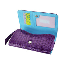 Reiko Universal Flip Case For Samsung Mega 6.3/ ZTE N9520/ LG G Flex/ Nokia 1520 Purple