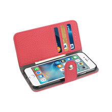 Reiko REIKO IPHONE 6/ 6S WALLET CASE WITH SLIDE OUT POCKET AND FOLD STAND IN HOT PINK