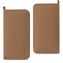 Reiko REIKO UNIVERSAL WALLET PHONE CASE WITH SIDE POCKETS AND MAGNETIC FLAP FOR IPHONE 7 PLUS (6.37X3.21X0.43 INCHES) IN BROWN