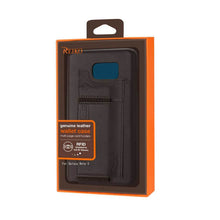 Reiko Samsung Galaxy Note5 Genuine Leather Slim-Fit Case With Key Holder & Rfid Shielded Card Slots In Umber