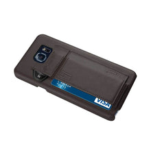Reiko Samsung Galaxy Note5 Genuine Leather Slim-Fit Case With Key Holder & Rfid Shielded Card Slots In Umber