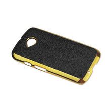 Reiko Glitter Shell Case For Motorola Moto E Lte (2Nd Generation) Black
