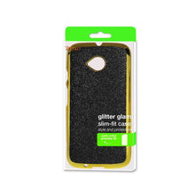 Reiko Glitter Shell Case For Motorola Moto E Lte (2Nd Generation) Black