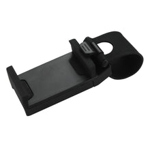 Reiko Car Steering Wheel Phone Socket Holder Black
