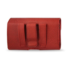 Reiko HORIZONTAL POUCH HP1023 HTC HD2 T8585 PLUS RED CELL PHONE WITH COVER 4.9X2.7X0.5 INCHES