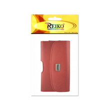 Reiko HORIZONTAL POUCH HP1023 HTC HD2 T8585 PLUS RED CELL PHONE WITH COVER 4.9X2.7X0.5 INCHES