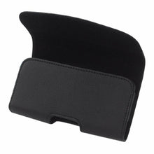 Reiko Horizontal Pouch Samsung Galaxy S6 Slim-Black With Logo And Megnetic Inner Size-5.8X2.93X0.42Inch