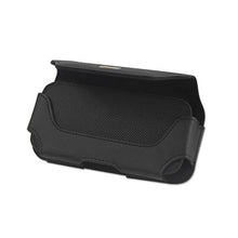 Reiko HORIZONTAL LEATHER POUCH IPHONE6/ 6S 4.7INCH PLUS-BLACK WITH MAGNETIC CLOSURE & BELT HOOPS INNER SIZE: 5.84X3.04X0.67INCH