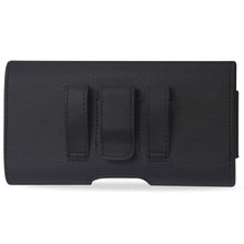 Reiko HORIZONTAL LEATHER POUCH SAMSUNG NOTE3/ N7100 SLIM-BLACK WITH CARD HOLDER INNER SIZE: 6.1X3.27X0.48INCH