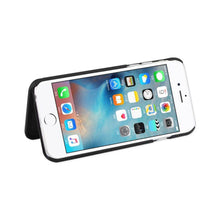 Reiko iPhone 6/6s 4.7inch Protector Cover with Hidden Mirror Black 3 Slot Card Holder