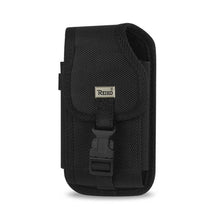 Reiko Vertical Rugged Pouch With Buckle Samsung Galaxy Note2 N7100 Plus Black