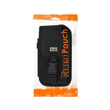 Reiko Vertical Rugged Pouch With Buckle Samsung Galaxy Note2 N7100 Plus Black