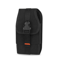 Reiko Vertical Buckle Belt Clip Rugged Pouch Samsung Galaxy S5 Plus Black