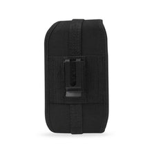 Reiko Vertical Buckle Belt Clip Rugged Pouch Samsung Galaxy S5 Plus Black
