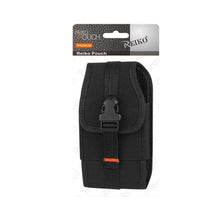 Reiko Vertical Buckle Belt Clip Rugged Pouch Samsung Galaxy S5 Plus Black