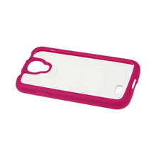 Reiko Protector Cover Clear Pc+Color TPU Samsung Galaxy S4 Hot Pink