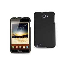 Reiko REIKO SAMSUNG GALAXY NOTE TWO PARTS RUBBERIZED SILICONE CASE IN BLACK