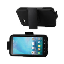 Reiko Silicone Case+Protector Cover LG Optimus L90 D405 Black Holster With Clip