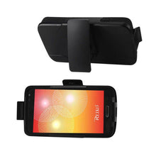 Reiko Silicone Case+Protector Cover LG Ls740 Black Holster With Clip